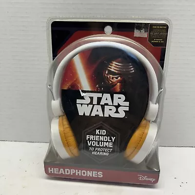 Disney Star Wars Headphones Kid Friendly Volume C3PO R2D2 BB8 🎁 New Sealed! • $14.95