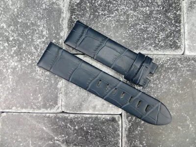 New Blue 22mm Genuine Leather Strap Timewalker Style Band For MONTBLANC X1 • $37.99