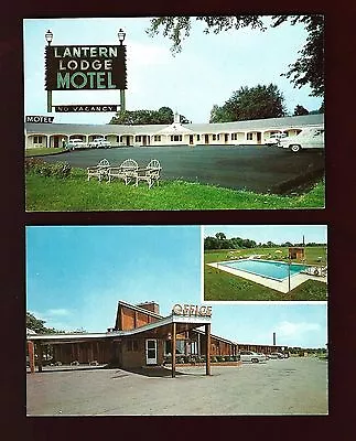 G34 Springfield Arrow Head Motel And Lantern Lodge Motel Unused Chrome • $5.95