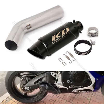 For Suzuki GSXR 600 750 2006 2007 Exhaust Pipe Motorcycle 51mm Muffler Escape • $114.02