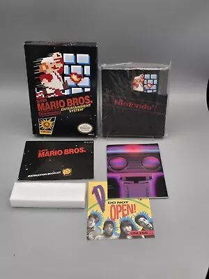 Super Mario Bros. (Nintendo NES 1985) CIB - Star Code Tabs • $61