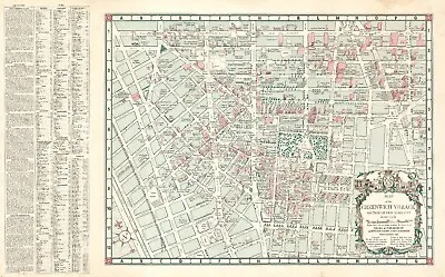 1960 Map Of Greenwich Village Manhattan New York Antique Decor Poster Print • $54