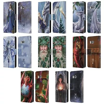 Official Anne Stokes Yule Leather Book Wallet Case Cover For Htc Phones 1 • $22.95