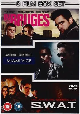 In Bruges/Miami Vice/S.W.A.T. (DVD) - Brand New & Sealed Free UK P&P • £4.78