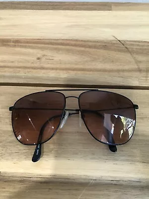 Serengeti 5311L Japan Corning Optics Black Metal Aviator Sunglasses • $69.90