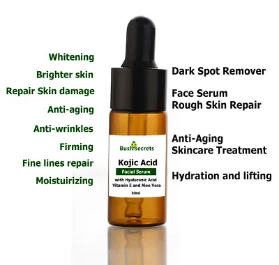 $20 • Buy Kojic Acid, Vitamin C Face Serum Skin Brightening, Whitening Dark Spot Remover