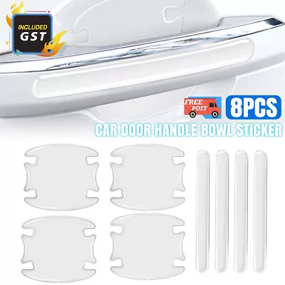 8PCS Clear Car Door Handle Bowl Sticker Anti-scratch Protector Film Accessories • $6.95