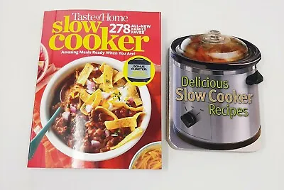 Slow Cooker Cookbooks Lot Of 2 Taste Of Home Meals Bonus Chapter For Instant Pot • $8.99