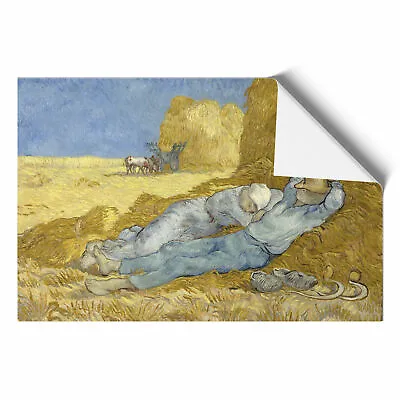 The Siesta By Vincent Van Gogh Wall Art Print Framed Canvas Picture Poster Decor • £18.95