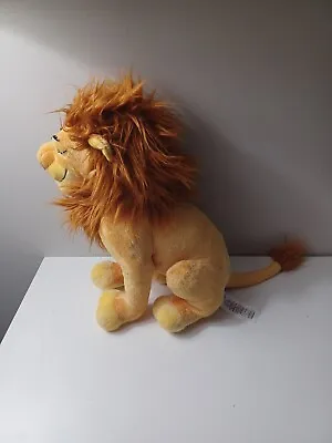 Disney Store Mufasa Simba Lion King 14  Sitting Down Lovey Plush Stuffed Animal • $34.91