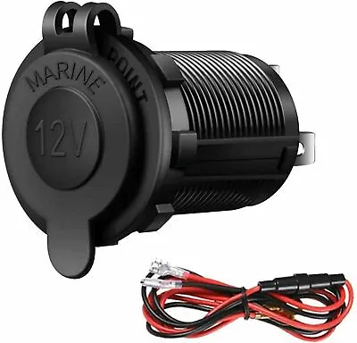 12V Cigarette Lighter Socket Charger Power Adapter For Car Marine Motorcycle RV • $6.99