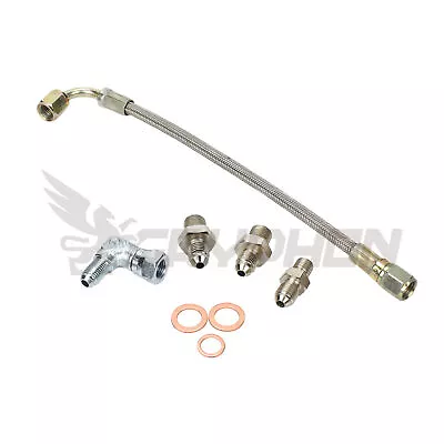 Turbo Oil Feed Line Kit For Nissan RB20DET RB25DET RB30 W/ TD05 TD06 16G 18G 20G • $51.98