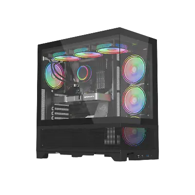 PC Gaming Case Full ATX - IONZ KZ-VF Aether Ultra Type C  - Tempered Glass ARGB • £78.95