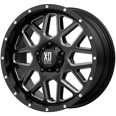 XD Series XD820 Grenade 20x10 5x150 -24mm Black/Milled Wheel Rim 20  Inch • $326.99