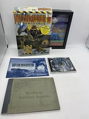 2000 Microsoft Mechwarrior 4 Vengeance For PC BIG BOX! • $49.99
