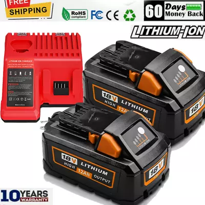 Replacement For Milwaukee18V 18Volt Battery 12.0 High Output Battery 48-11-1860 • $125