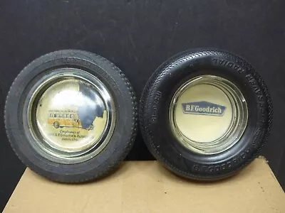 Two Vintage Advertising Tire Ashtrays- BF Goodrich • $65