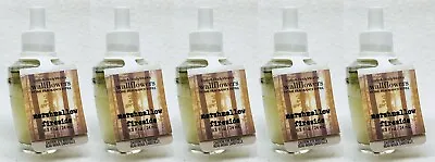5 Bath Body Works MARSHMALLOW FIRESIDE Wallflower Home Scent Oil Refill Bulb • $49.99
