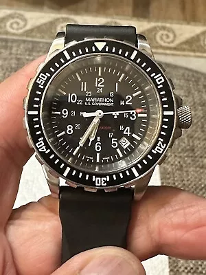 Marathon 41MM TSAR US Government Military Divers Watch GSAR Quartz Swiss Made • $499.99