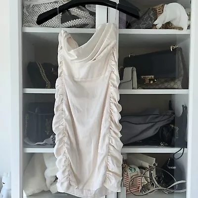 Oh Polly Champagne White Dress Size 10 • $15