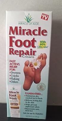 Miracle Foot Repair Cream With 60% Ultra Aloe 8 Oz New  • $26.40