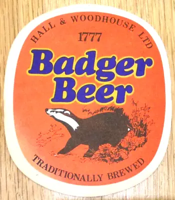 Hall & Woodhouse Badger Best Bitter Beer Mat  • £1.40