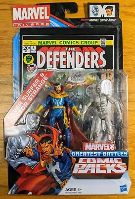 Marvel Universe Greatest Battles Silver Surfer Dr Strange Defenders #8 Hasbro • $39.99