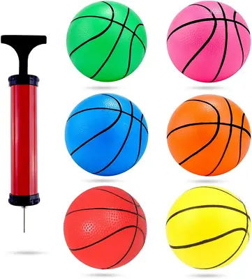 Shindel 6Pcs Mini Basketball Small Basketball For Toddlers Kids And Adults Bas • $14.99