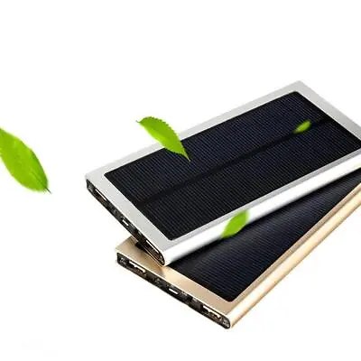 $16.98 • Buy 3 In 1 Solar Charger Power Bank 100000mAh USB Battery For Phones