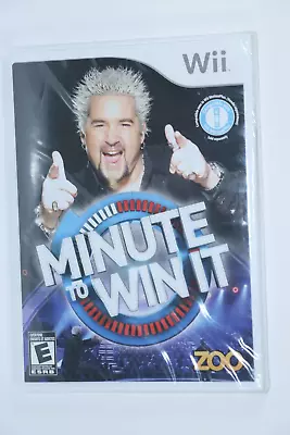 NINTENDO WII  Minute To Win It GAME SHOW VIDEO *** NEW FACTORY SEALED *** • $7.77