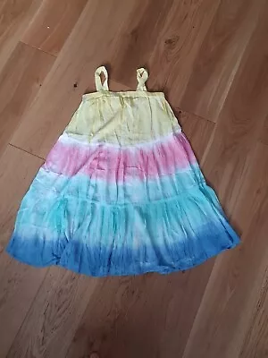 TU Girls Tie Dye Strappy Summer Dress 9-10 Years  • £1