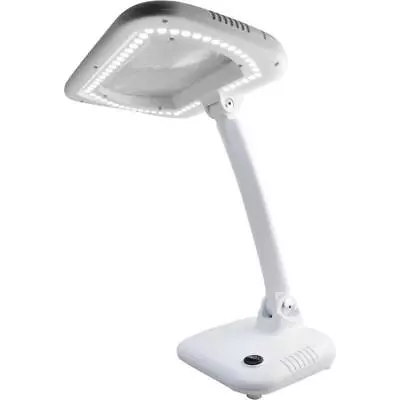 LED Lighted Desk Magnifying Lamp- Heavy Duty Craft Hobby Magnifier • $58