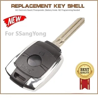 Replacement Remote Key Shell Case Fob For SsangYong Actyon Kyron Rexton Korando • $17.97