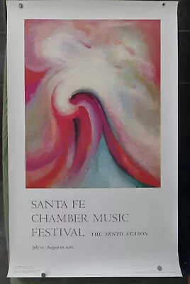 Santa Fe Chamber Music Festival - The Tenth Season - Georgia O'Keeffe  Poster • $50