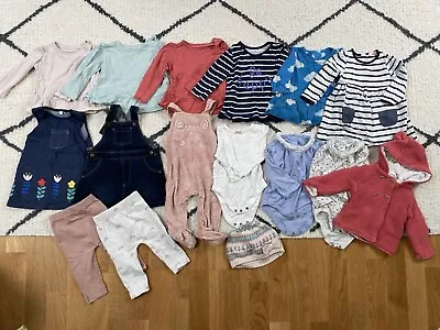 Baby Girls Clothes 3-6 Months Bundle. John Lewis Tu M&S Blue Zoo George Etc • £0.99