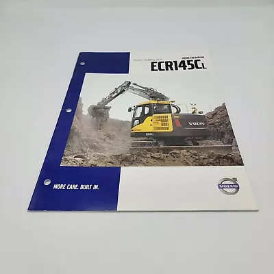 VOLVO Excavator ECR235CL Dealer Brochure Catalog Original • $21.21