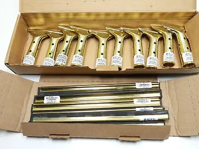 (10-pack) Unger Golden Clip Brass Window Squeegee Handle 3.5  & 12.5  Brass Chan • £105.29