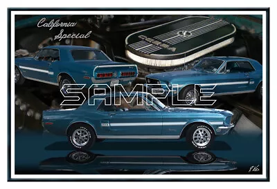 1968 Mustang California Special Poster Print • $22.95