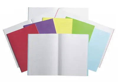 School Exercise Books A5 Notebooks Lined Ruled Maths Squared Blank Page Red Blue • £3.99