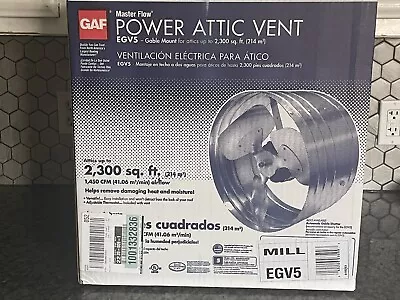 Master Flow EGV6 Gable Mount Attic Fan Power Exhaust Ventilator Galvanized Steel • $89.99