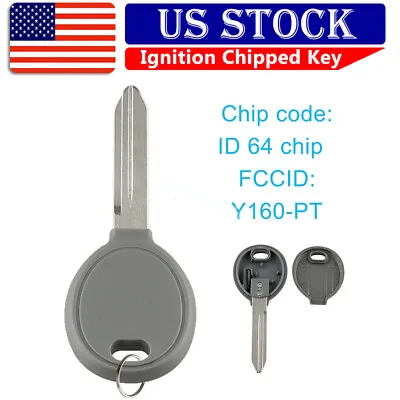 Ignition Key For Chrysler Dodge Jeep Grand Cherokee Fob Y160-PT ID 64 Chip • $8.45