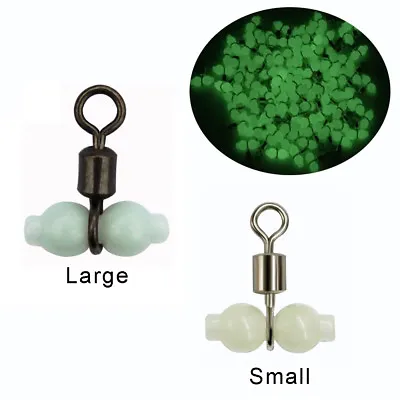 Luminous 3 Way Fishing Swivel Cross Line Rolling Swivel Line Connector Size S L • $21.56