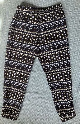 Womens J. Crew Tribal Print Pants-Sz 4-Multi-color-EUC-Comfy • $19.99