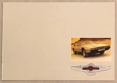 ASTON MARTIN LAGONDA Car Sales Brochure 1980 • $49.72