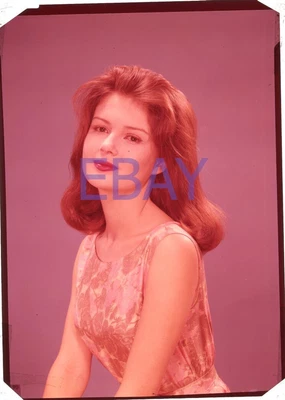 $53 • Buy Pamela Tiffin Tilts Her Head And Smiles Vintage 5x7 Transparency