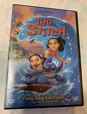 Lilo & Stitch (DVD 2002) Disney Animation Mint Hawaii Elvis 2000s Rare • $5