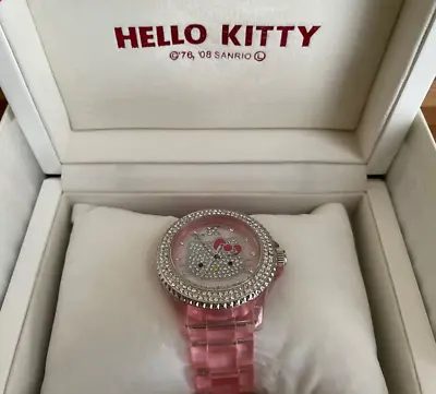 VABENE Italy Hello Kitty Collaboration Swarovski Wristwatch Sanrio Genuine • $390