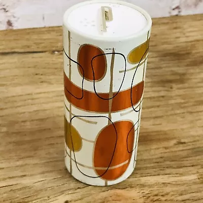 Vintage Morton Salt PEPPER Shaker MCM Foil Abstract Design Mid Century  • $9.99