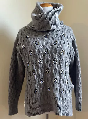 Markus Lupfer Gray Wool Turtleneck Sweater Size XS • $80