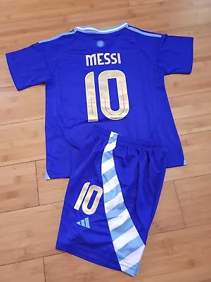 Kids Argentina Jersey Messi #10 Size 22 • $49